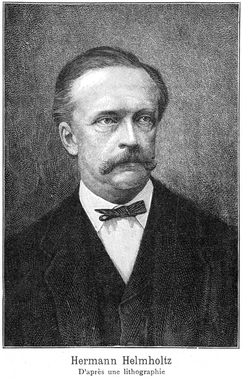 Hermann von Helmholtz 1821-1894, físico alemão, século XIX de Unbekannt