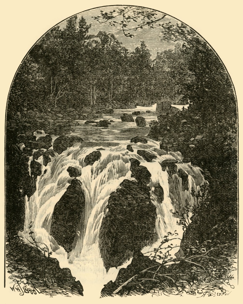Hermitage Fall, 1898. de Unbekannt