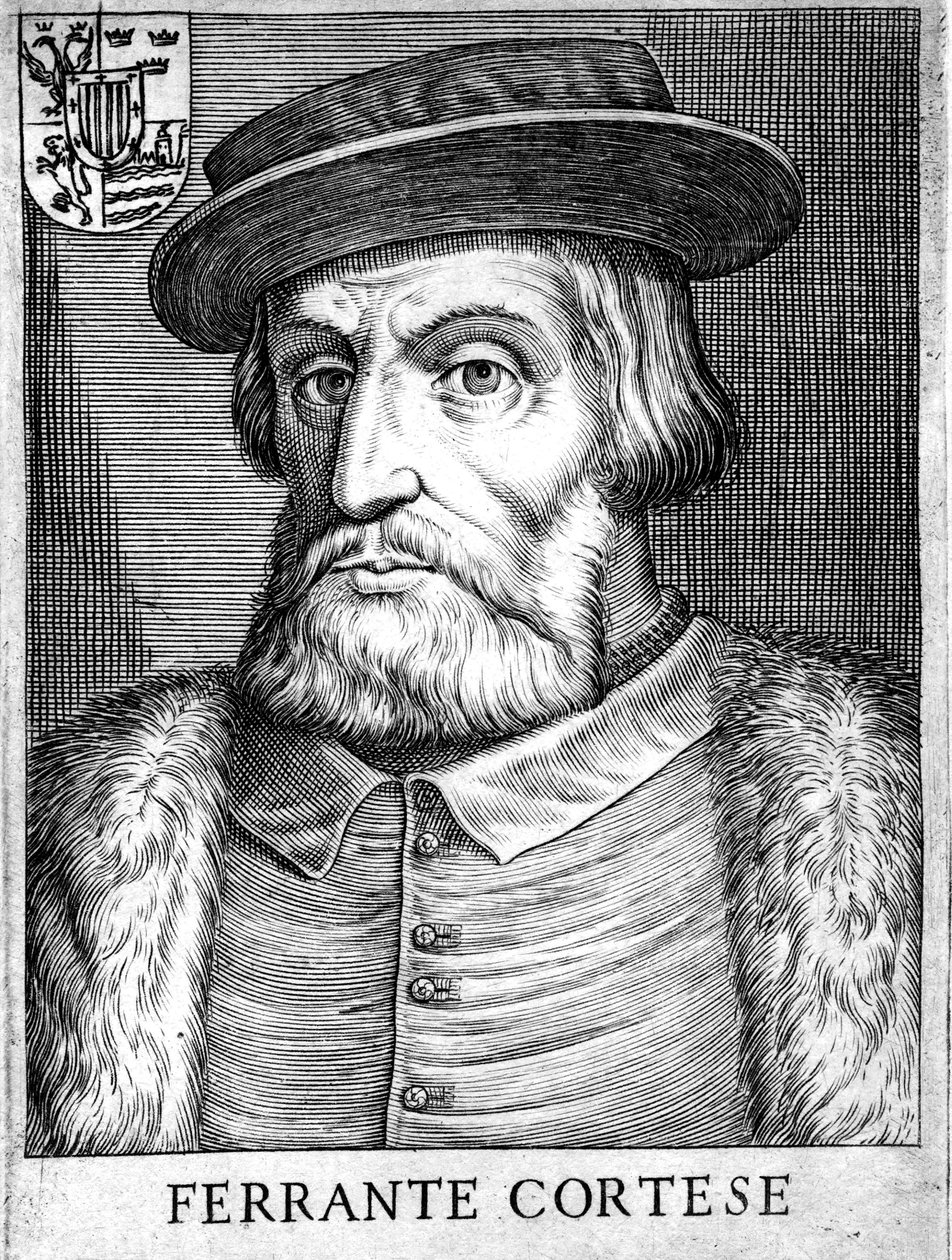 Hernan Cortes 1485-1547, conquistador espanhol que conquistou o México de Unbekannt