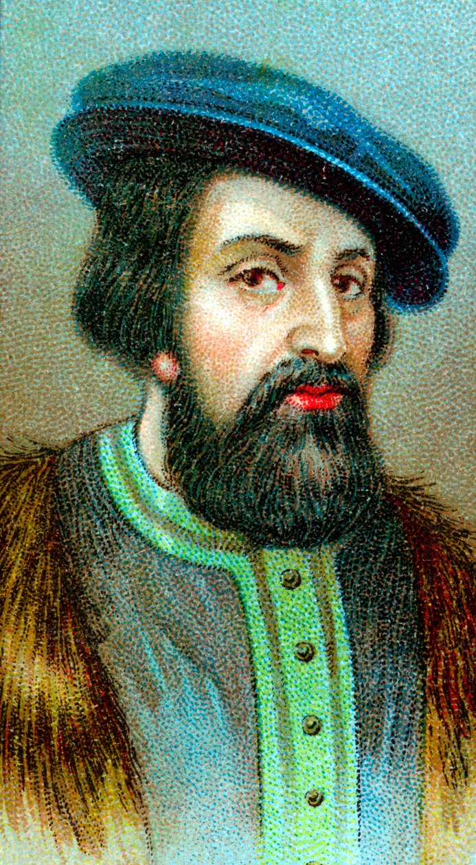 Hernan Cortes 1485-1547, conquistador espanhol que conquistou o México de Unbekannt