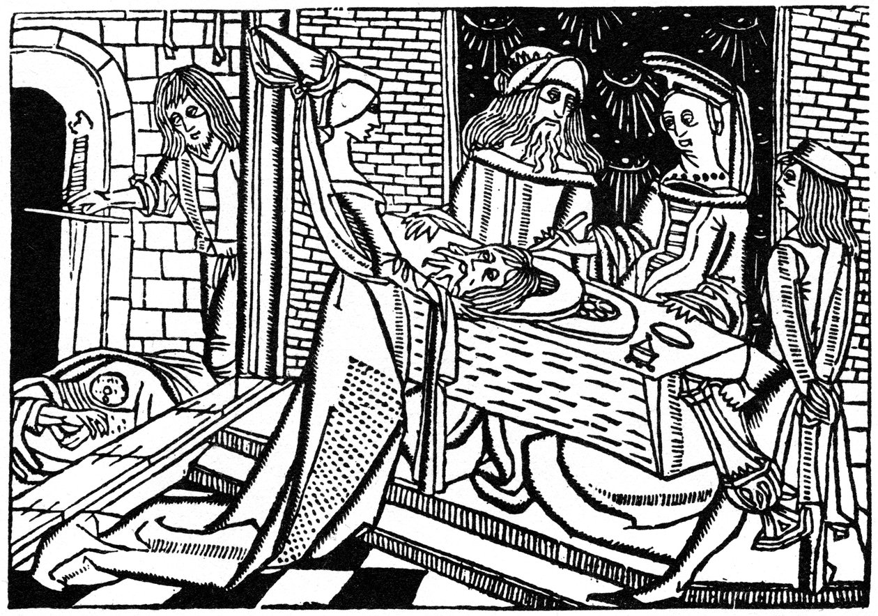 Herodias com a cabeça de João Batista, 1488 1964 de Unbekannt