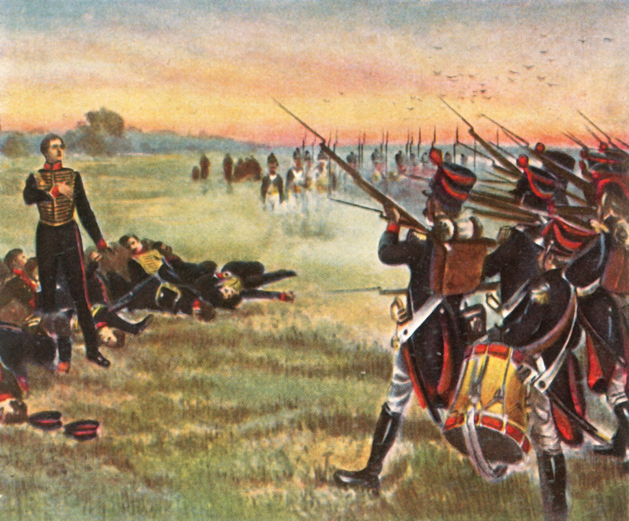 Heróica morte de Schills Onze Oficiais, 16 de setembro de 1809, 1936. de Unbekannt