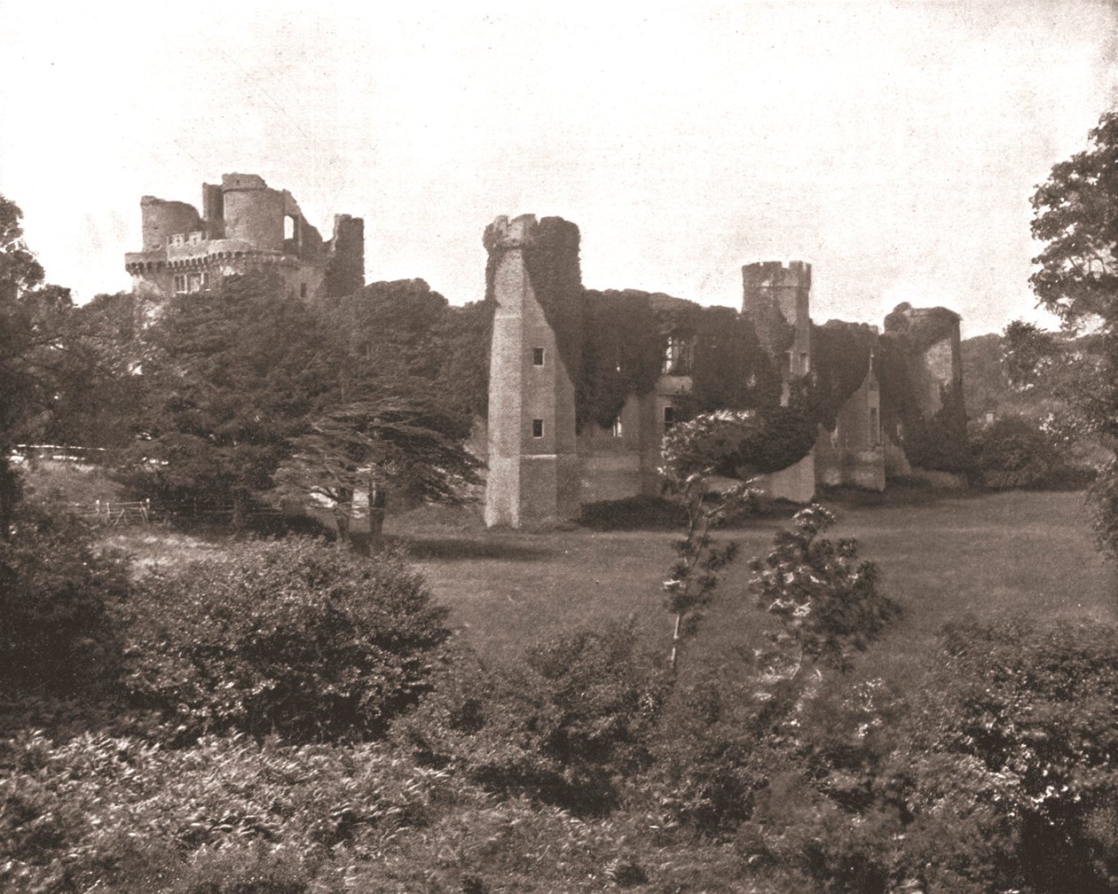 Castelo de Herstmonceux, Sussex do leste, 1894. de Unbekannt