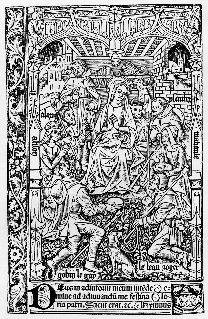 Horas a lusaige de Romme, Paris, Pigouchet for Vostre, 20 de dezembro de 1502, 1910 de Unbekannt