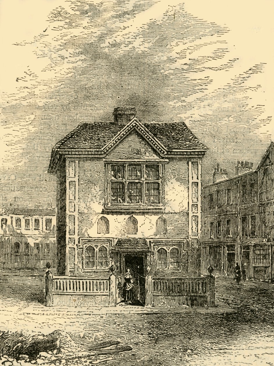 Hickss Hall por volta de 1750, c1872. de Unbekannt