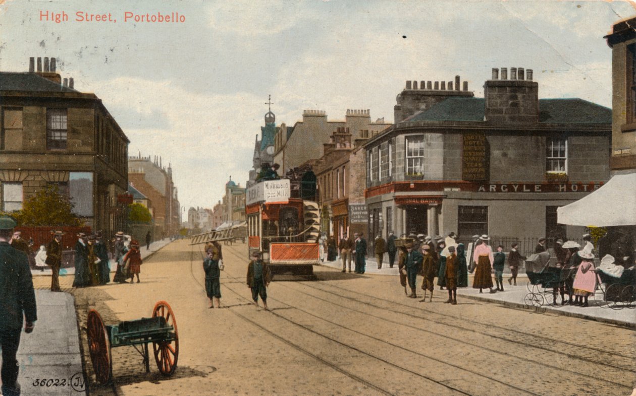 Rua principal, Portobello, 1913 de Unbekannt