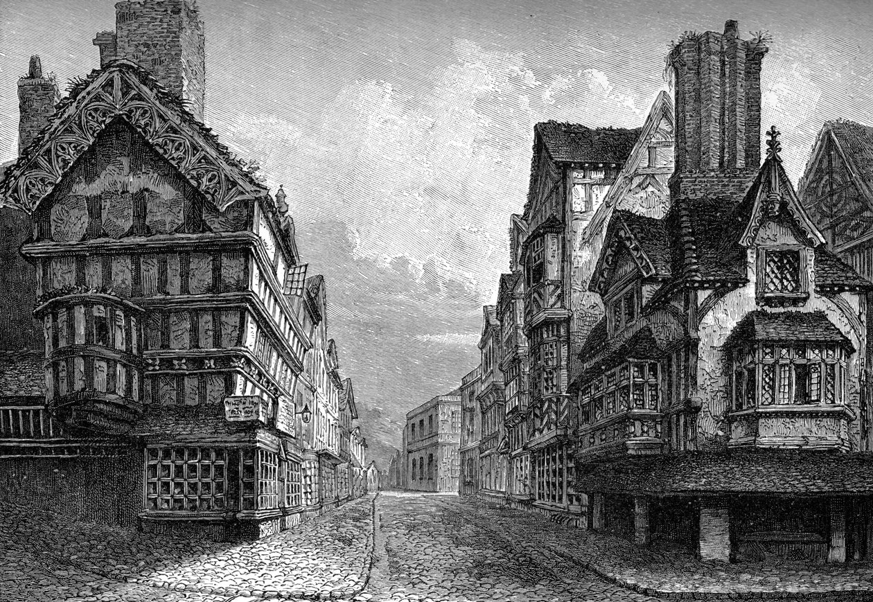 Rua Principal, Shrewsbury, 1825 1893 de Unbekannt