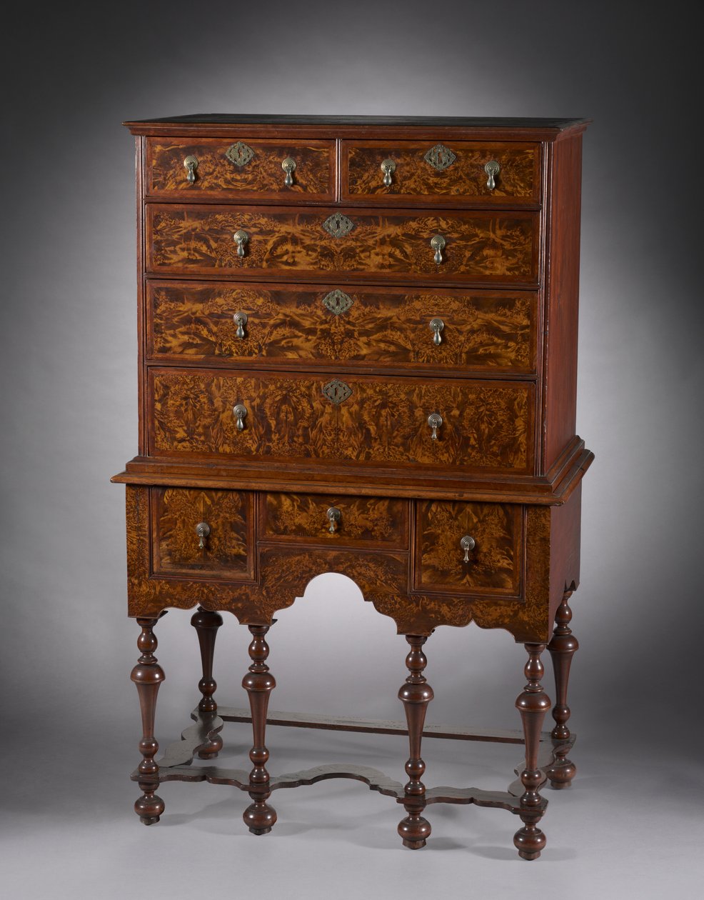 Highboy, 1700-1720. de Unbekannt