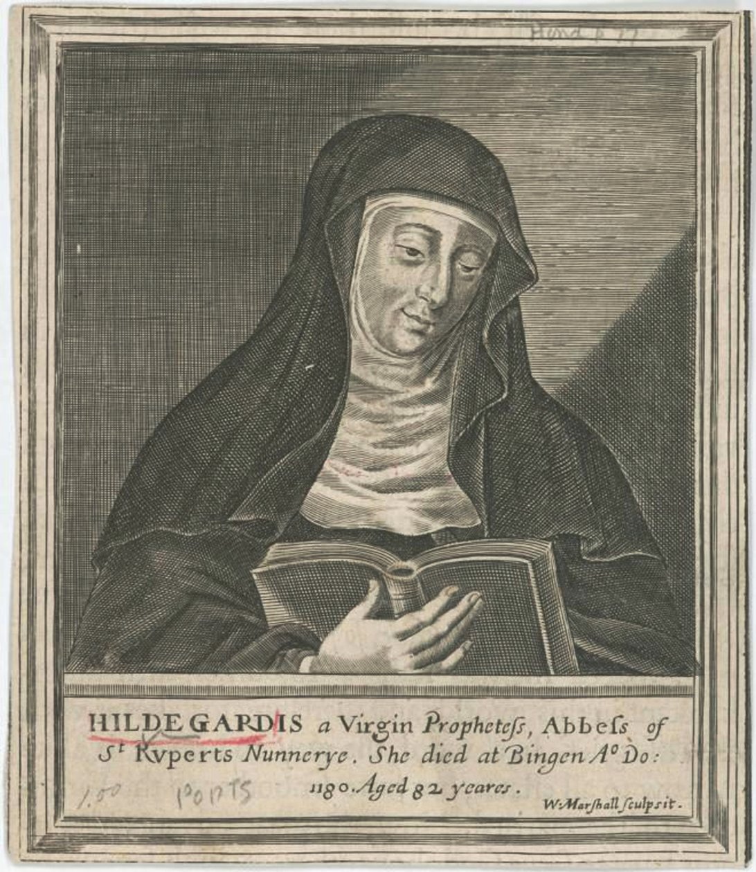 Hildegard de Bingen, século XVII de Unbekannt