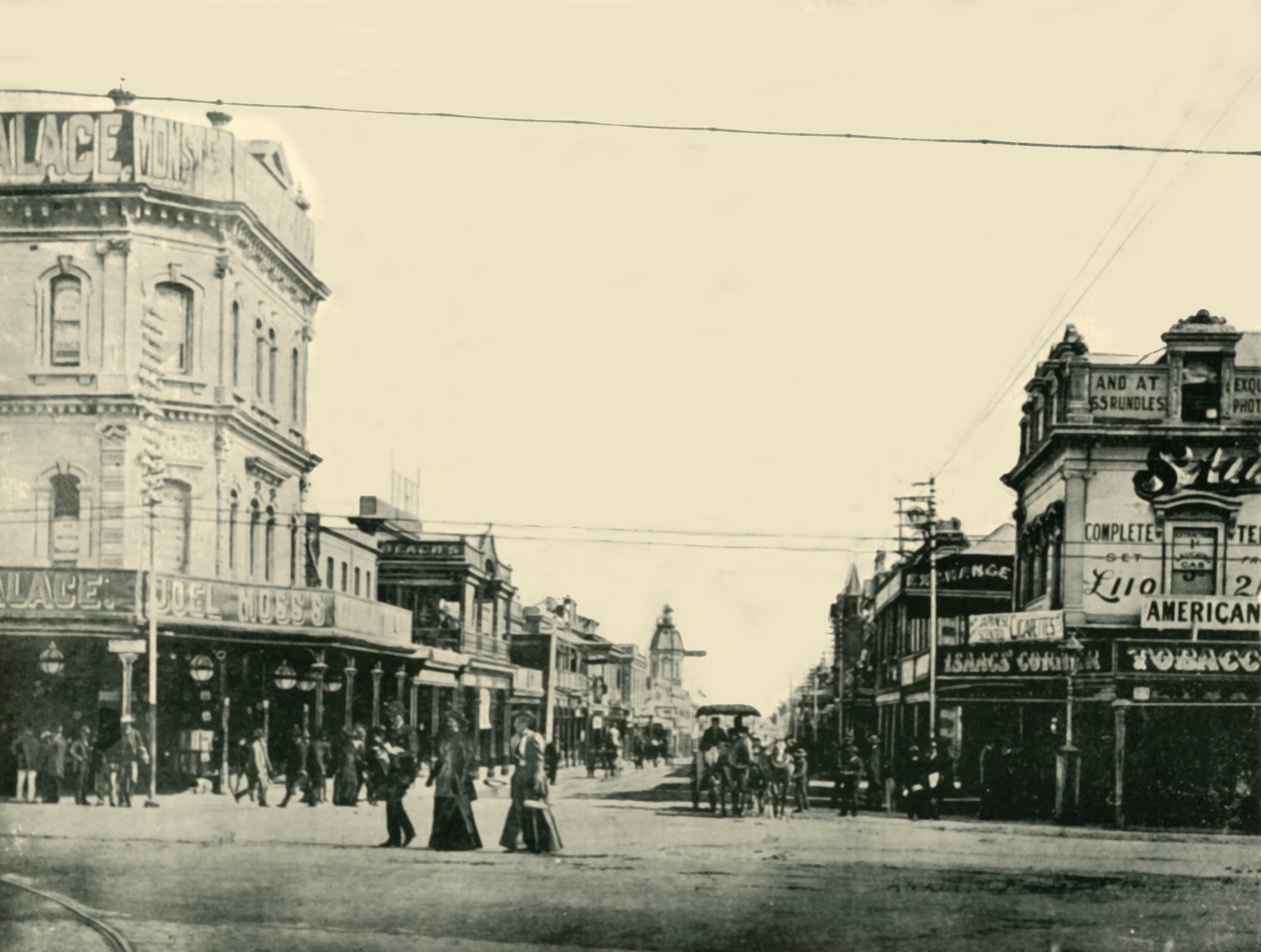 Rua Hindley, Adelaide, 1901. de Unbekannt