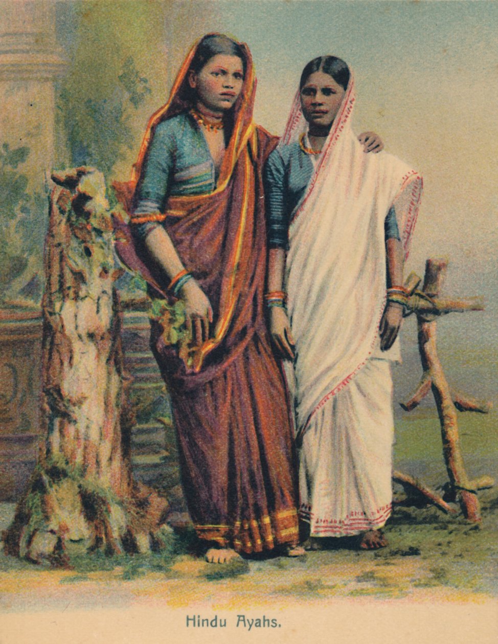 Ayahs hindus, c1910. de Unbekannt