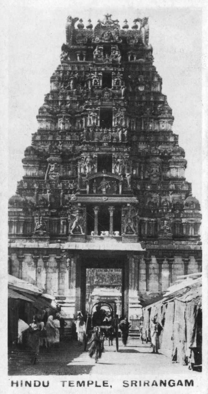 Templo Hindu, Srirangam, Índia, c1925 de Unbekannt