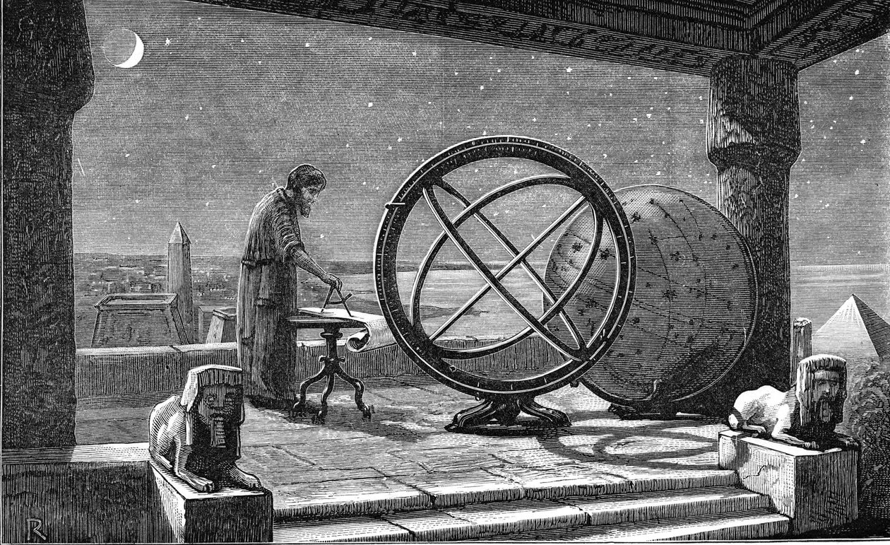 Hiparco, astrônomo da Grécia Antiga, século II aC c1880 de Unbekannt
