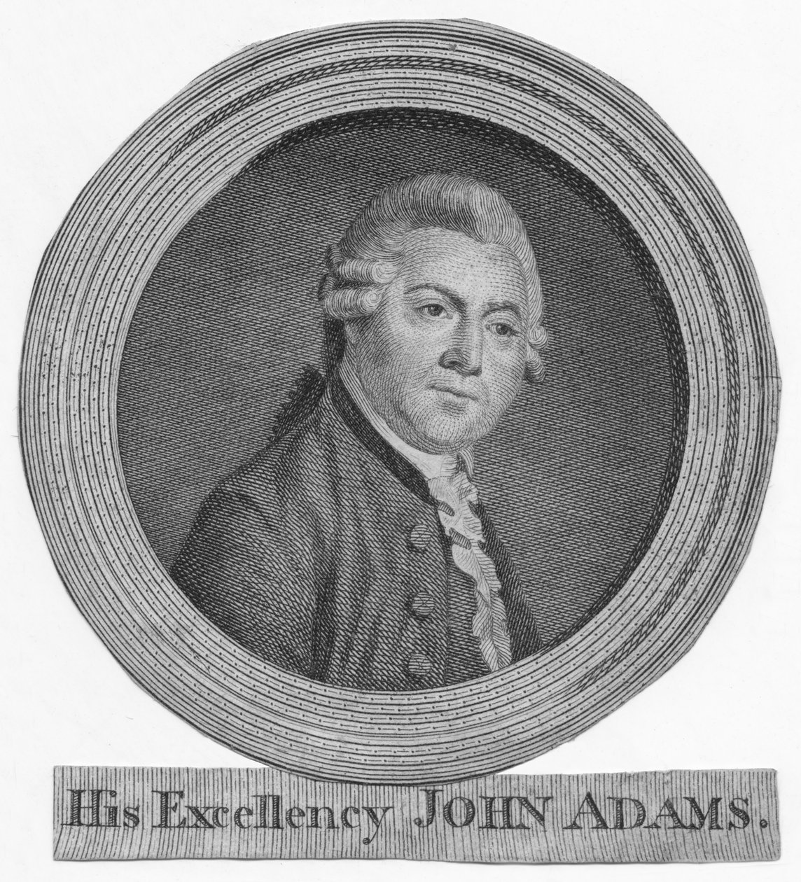 Sua Excelência John Adams, c1783. de Unbekannt