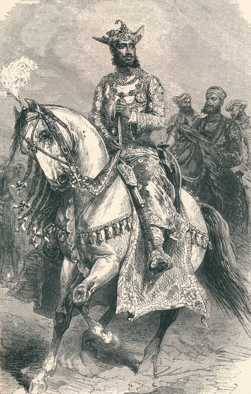 Sua Alteza o Marajá de Gwalior, 1896. de Unbekannt