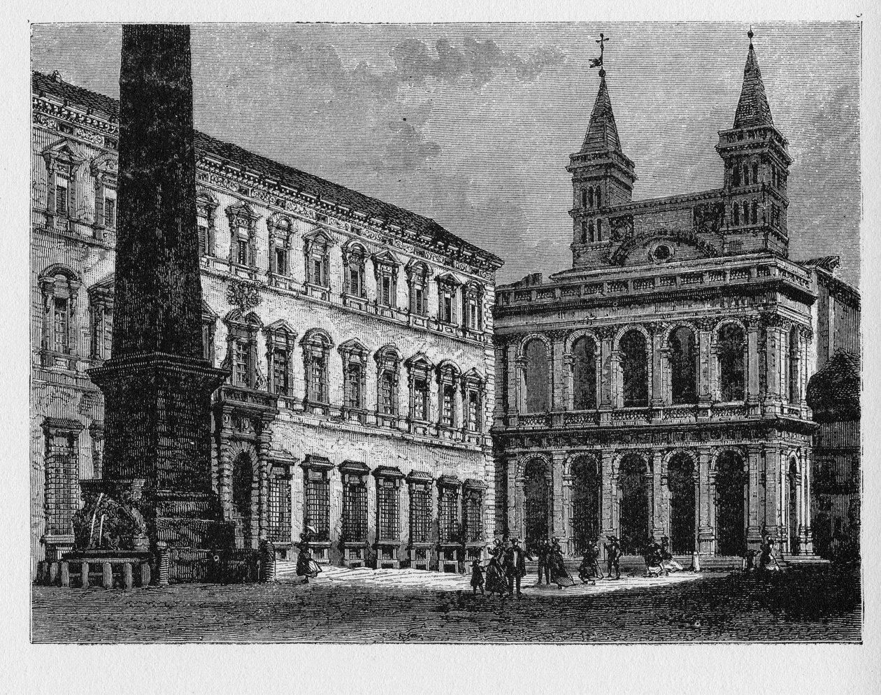 História da Roma Antiga. Archbasilica de São João de Latrão é a igreja catedral da Diocese de Roma e a sede eclesiástica oficial do Bispo de Roma, que é o Papa. de Unbekannt