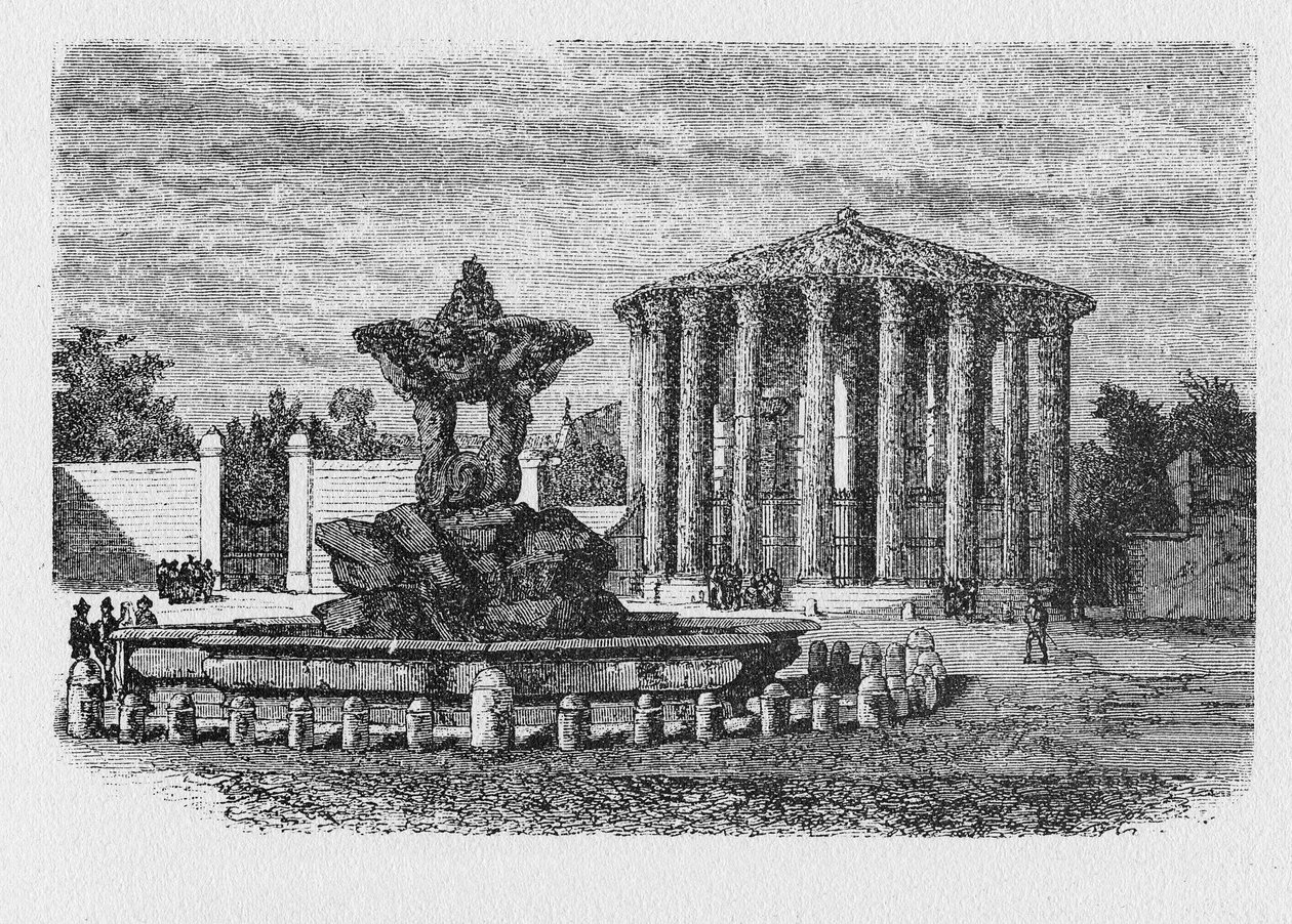 História da Roma Antiga. Forum Boarium O Forum Boarium era o venalium do fórum do gado da Roma Antiga. de Unbekannt