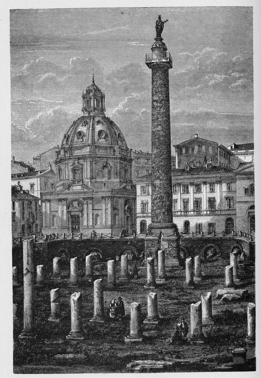 História da Roma Antiga. Gravuras de Roma de 1872 de Unbekannt