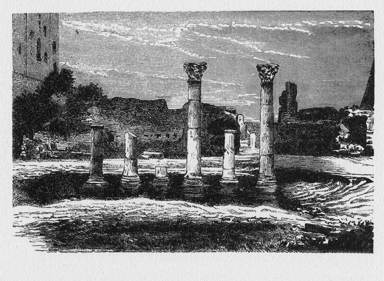 História da Roma Antiga. Gravuras de Roma de 1872 de Unbekannt