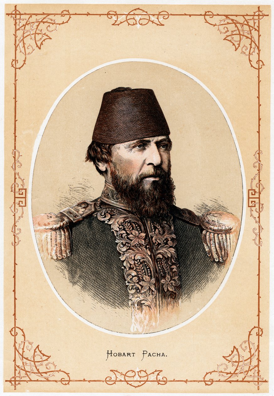 Hobart Pacha, oficial naval inglês e conselheiro naval da Turquia, c1880 de Unbekannt