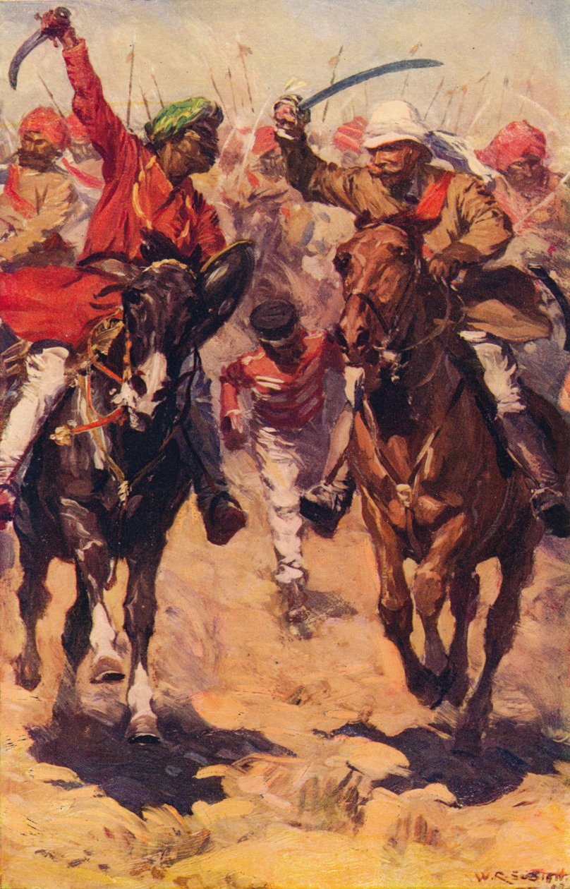 Hodson em Rohtak, 1857 c1912 de Unbekannt