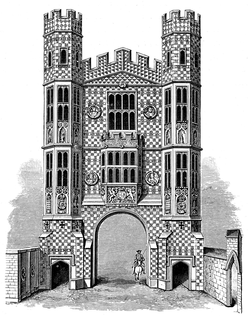 Portão Holbein, Whitehall, Londres, 1893 de Unbekannt
