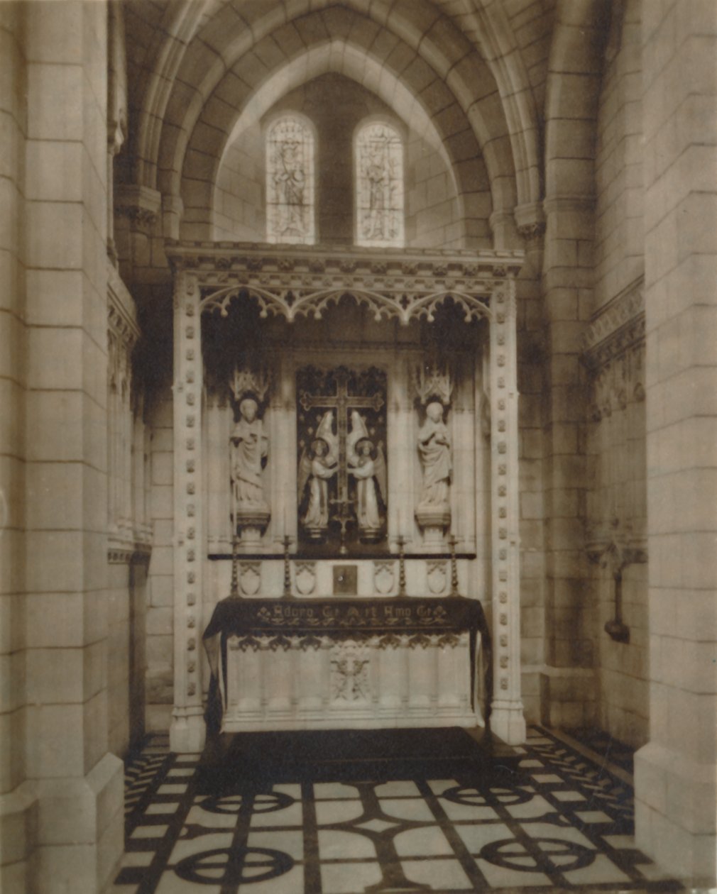 Capela da Santa Cruz, abadia de Buckfast, final do século XIX e início do século XX de Unbekannt