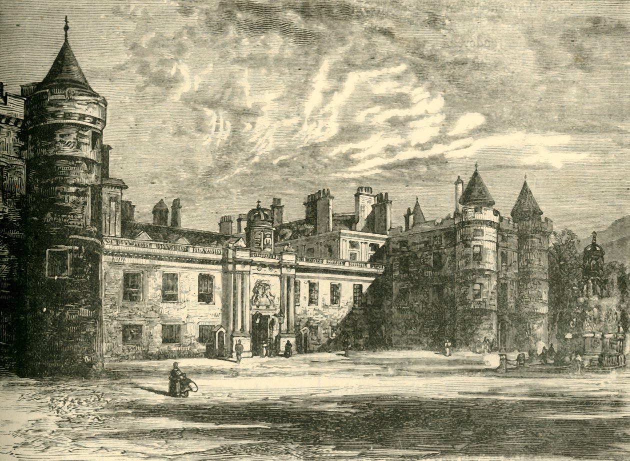 Palácio de Holyrood, Edimburgo, 1890. de Unbekannt