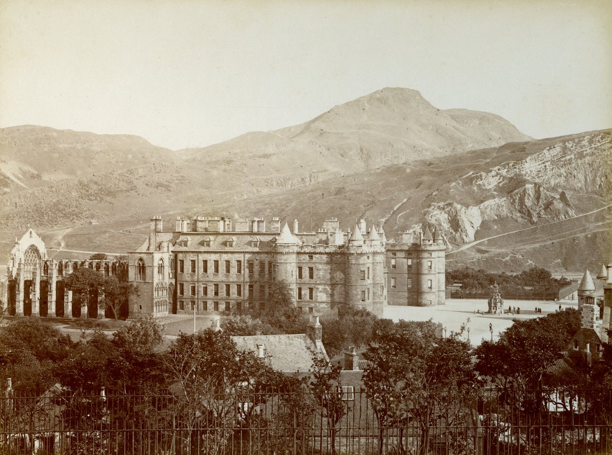Palácio de Holyrood, Edimburgo, Escócia, 1887 de Unbekannt