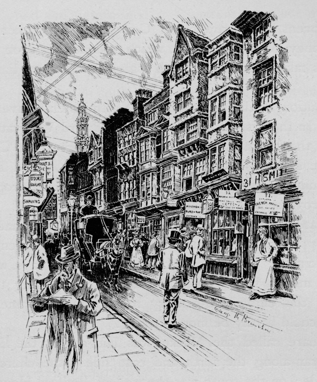 Holywell Street, Westminster, Londres, c1890 1911 de Unbekannt