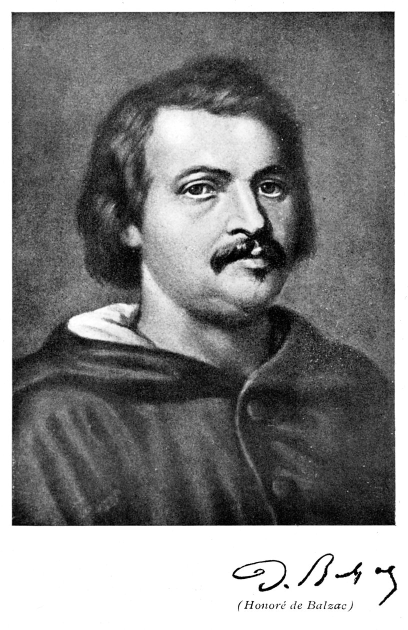 Honore de Balzac 1799-1850, romancista e crítico literário francês de Unbekannt