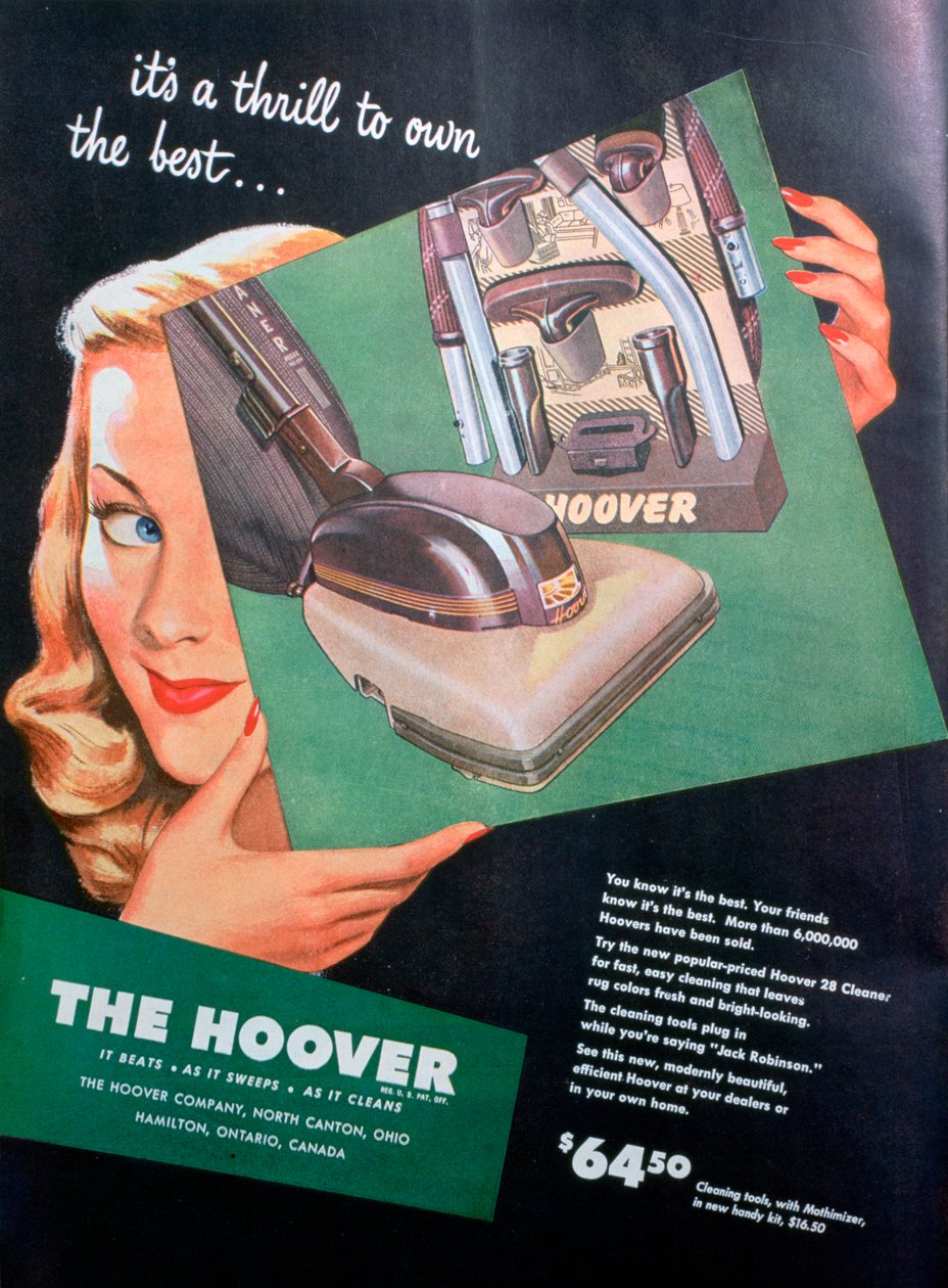 Anúncio Hoover, 1946 de Unbekannt