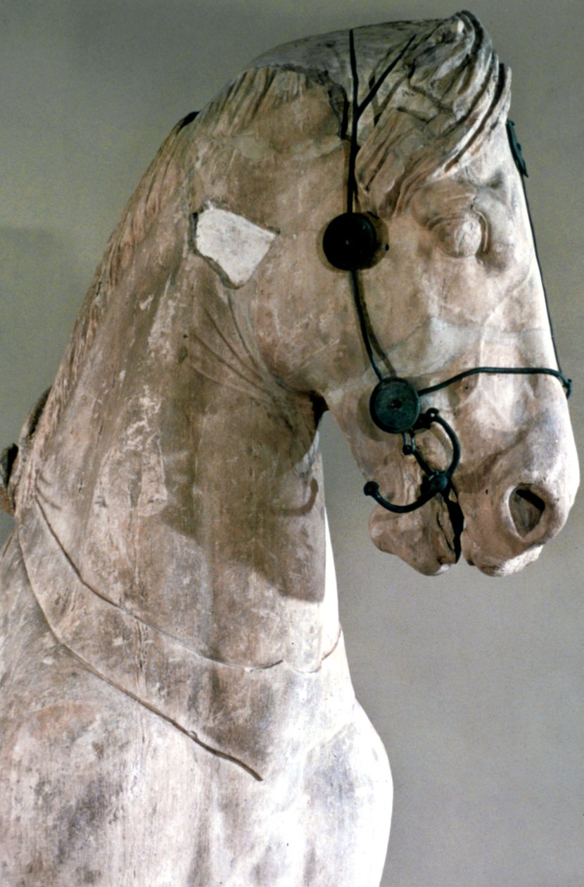 Cavalo, Quadriga do mausoléu em Halikarnassos, 350 aC de Unbekannt