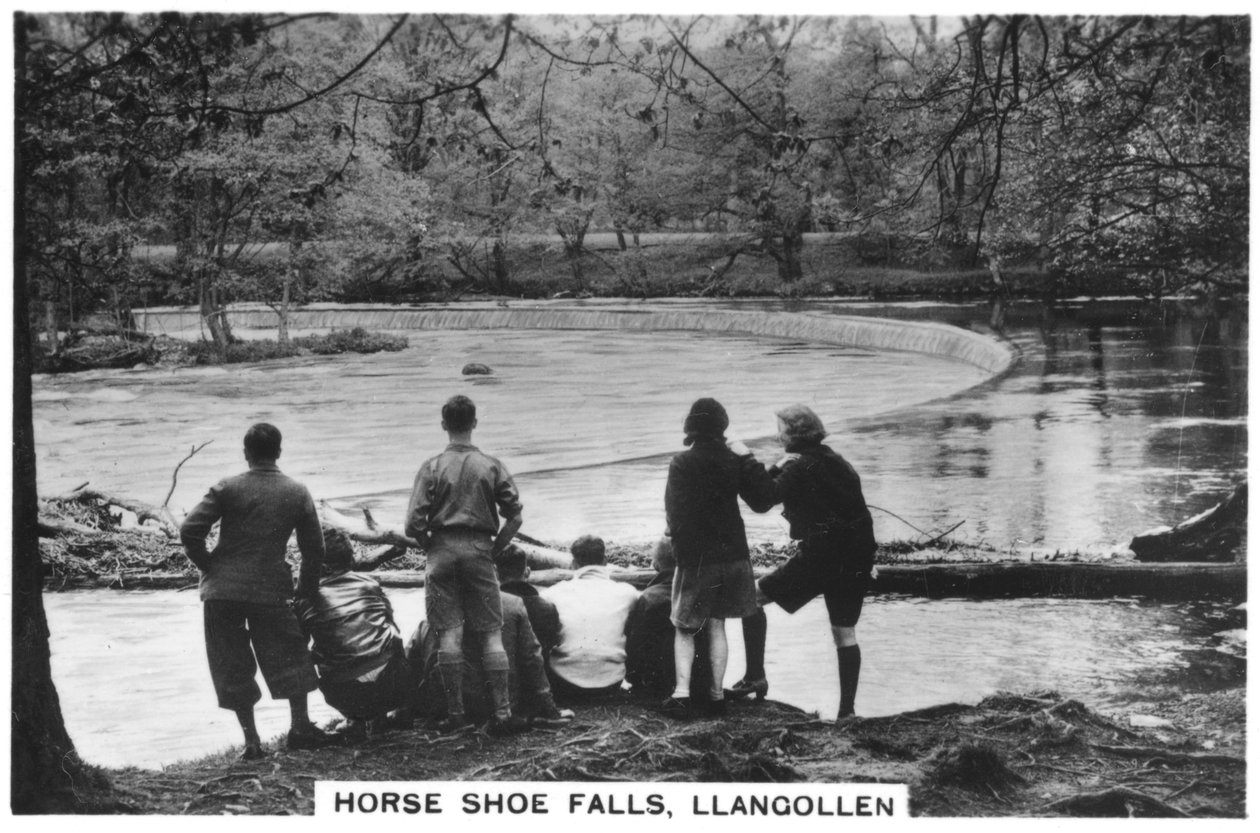 Quedas de ferradura, Llangollen, 1937 de Unbekannt