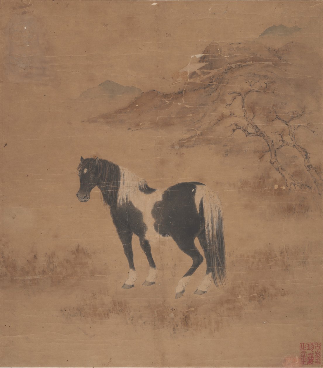 Cavalo e paisagem. de Unbekannt