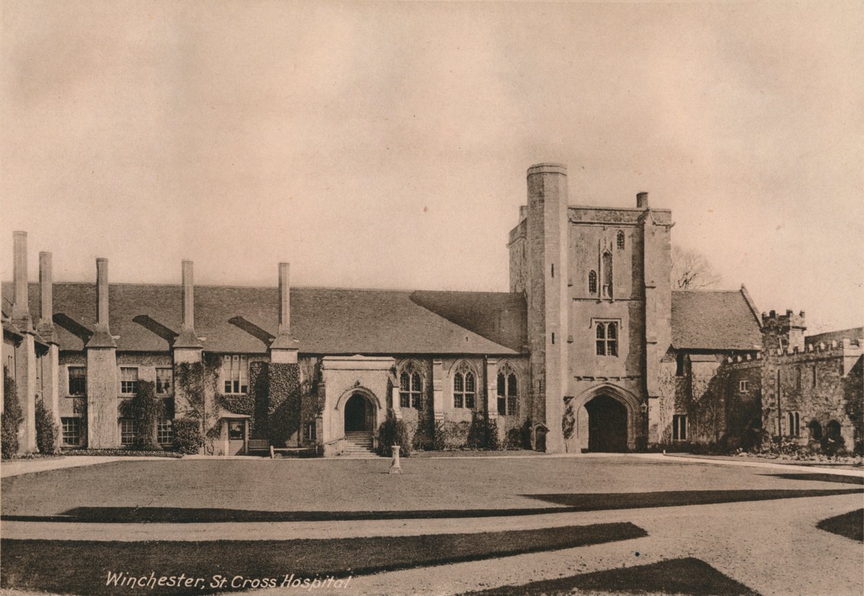 Hospital de St Cross, Winchester, Hampshire, início do século XX de Unbekannt