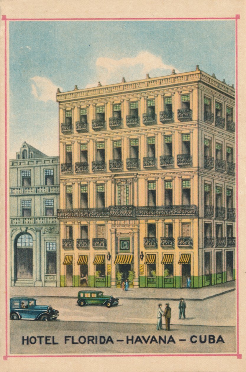 Hotel Florida - Havana - Cuba, c1910 de Unbekannt