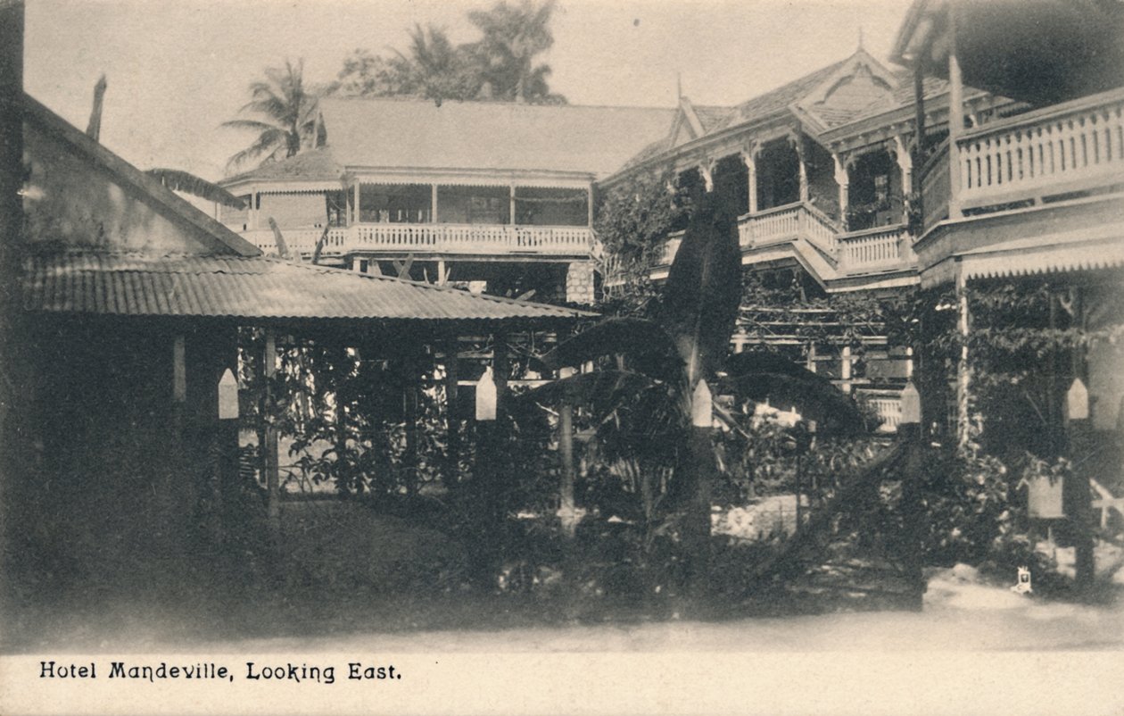 Hotel Mandeville, Olhando para o leste, Jamaica, c1913. de Unbekannt