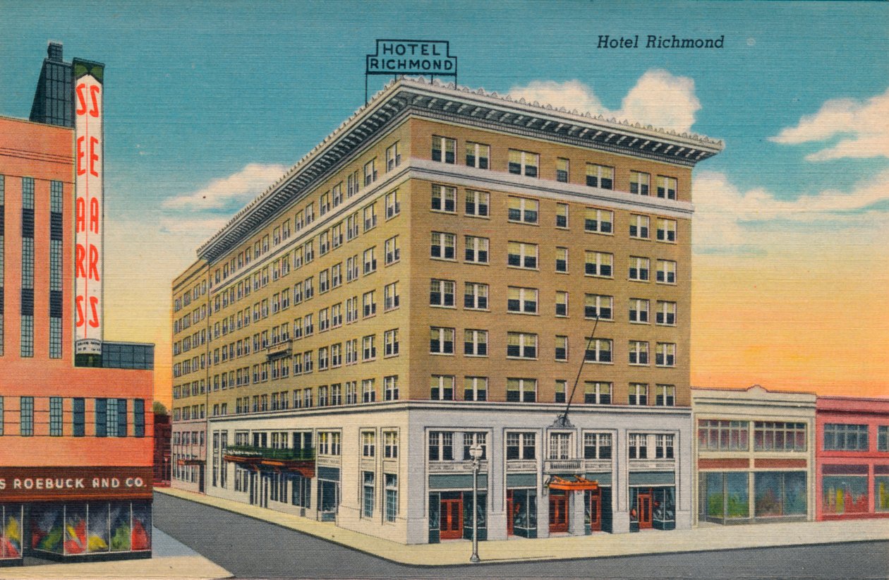 Hotel Richmond, Augusta, Geórgia, 1943 de Unbekannt