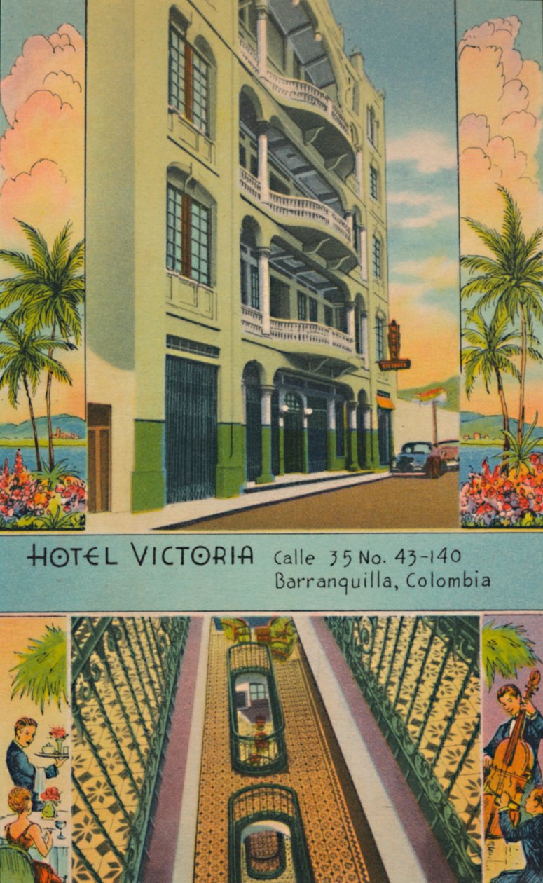 Hotel Victoria: Calle 35 No.43-140, Barranquilla, Colômbia, c1940s de Unbekannt
