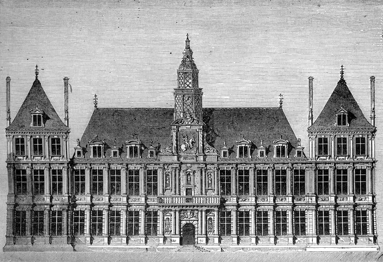 Hotel de Ville, Reims, França, 1882-1884 de Unbekannt