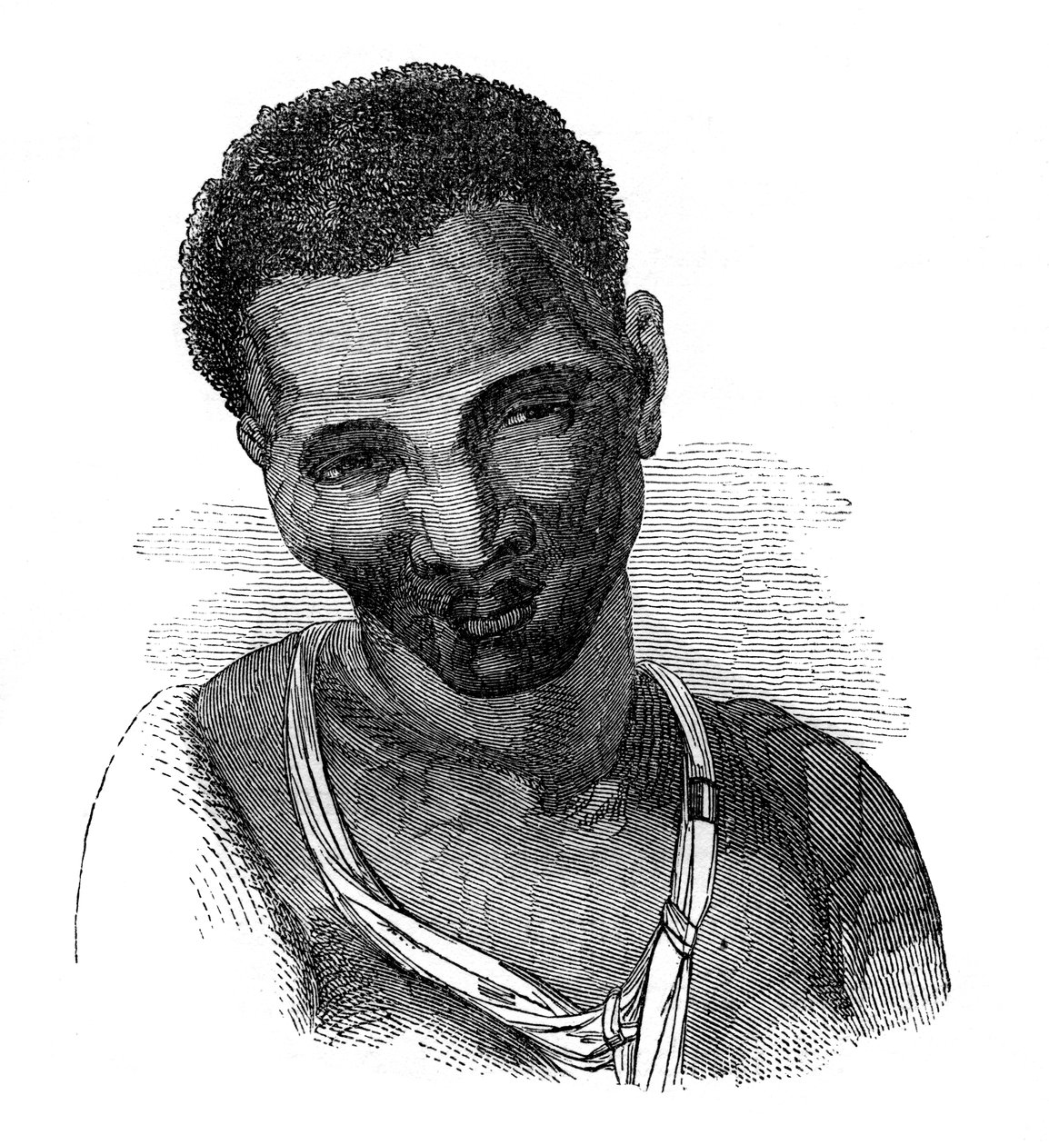 Mulher hotentote, 1848 de Unbekannt