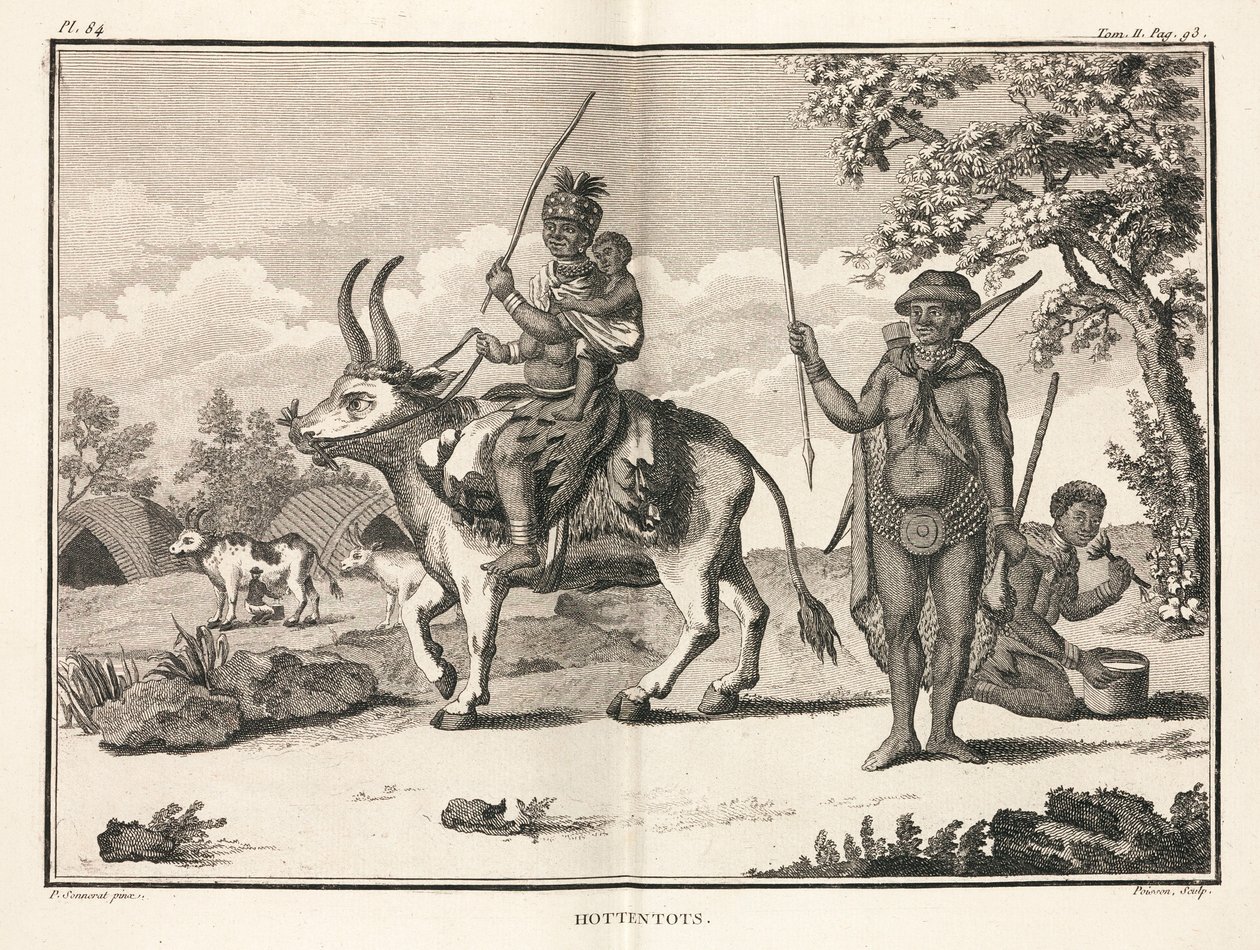 "Hottentots", África de Unbekannt