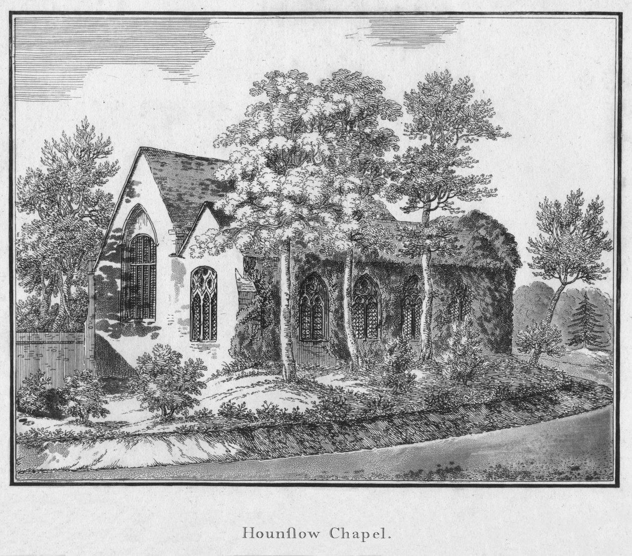 Capela de Hounslow, c1792 de Unbekannt