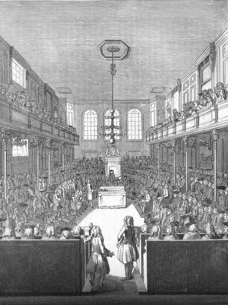 Câmara dos Comuns na época de George II, 1845 de Unbekannt