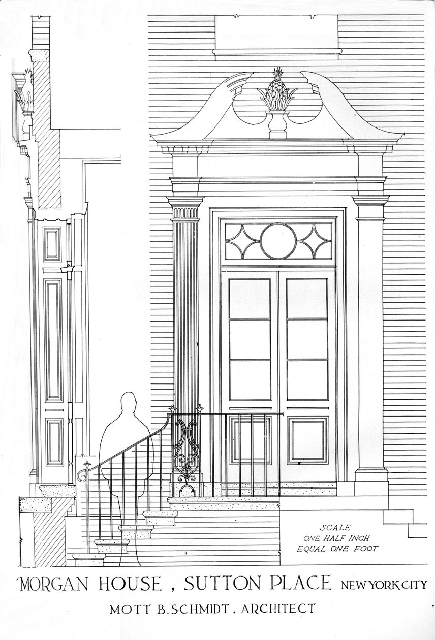 Casa da senhorita Anne Morgan, Sutton Place, Nova York, 1924 de Unbekannt