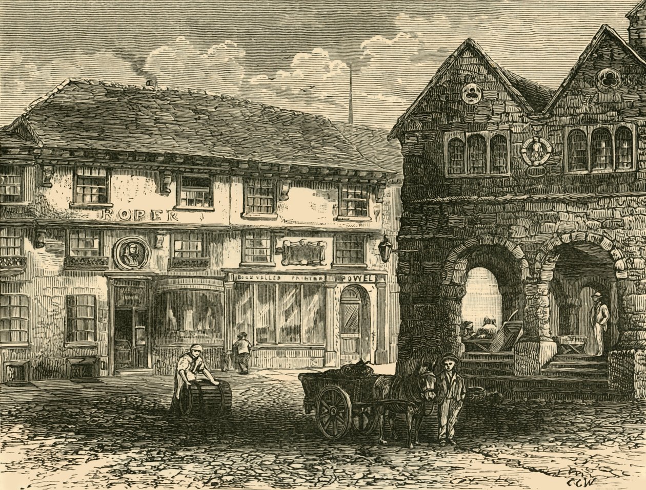 Casa do Homem de Ross, 1898. de Unbekannt