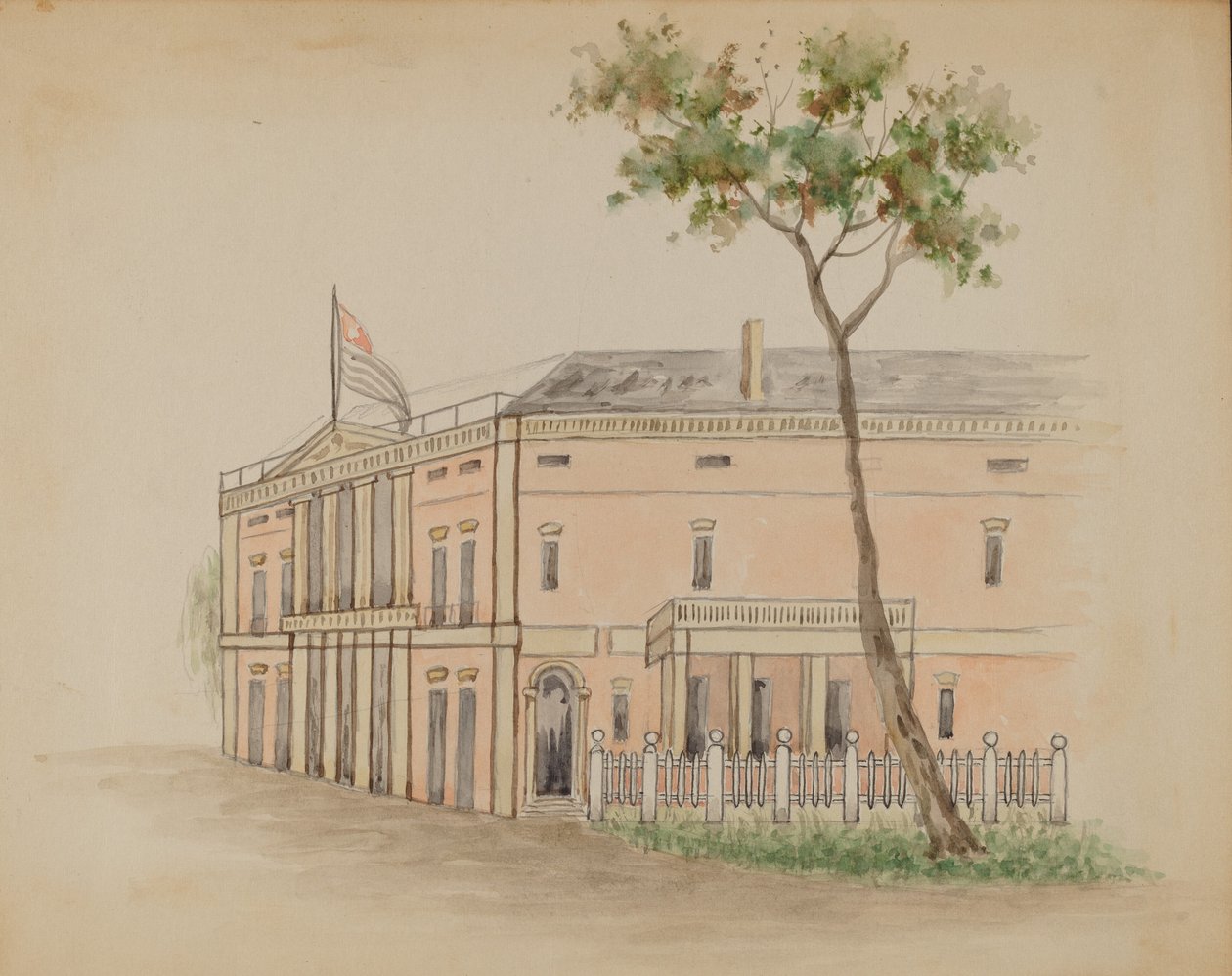 Casa com Bandeira, 19351942. de Unbekannt