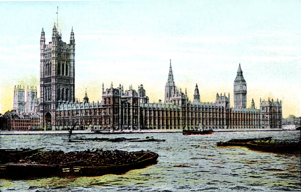 Casas do Parlamento, Londres, século 20 de Unbekannt