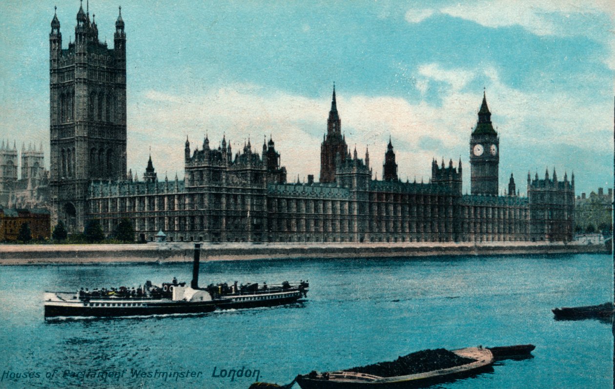 Casas de Westminster, Londres, 1907, c1900-1930 de Unbekannt